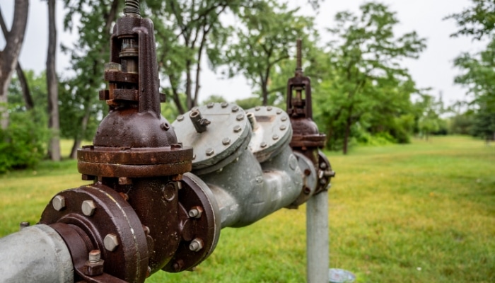 Back-flow-main-water-pipe