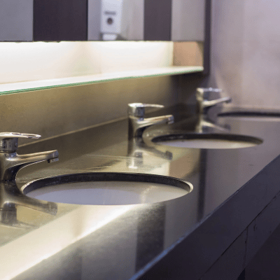 Commercial Bathroom Sinks Metal Counter